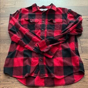 Old Navy Plaid Button-Up Shirt